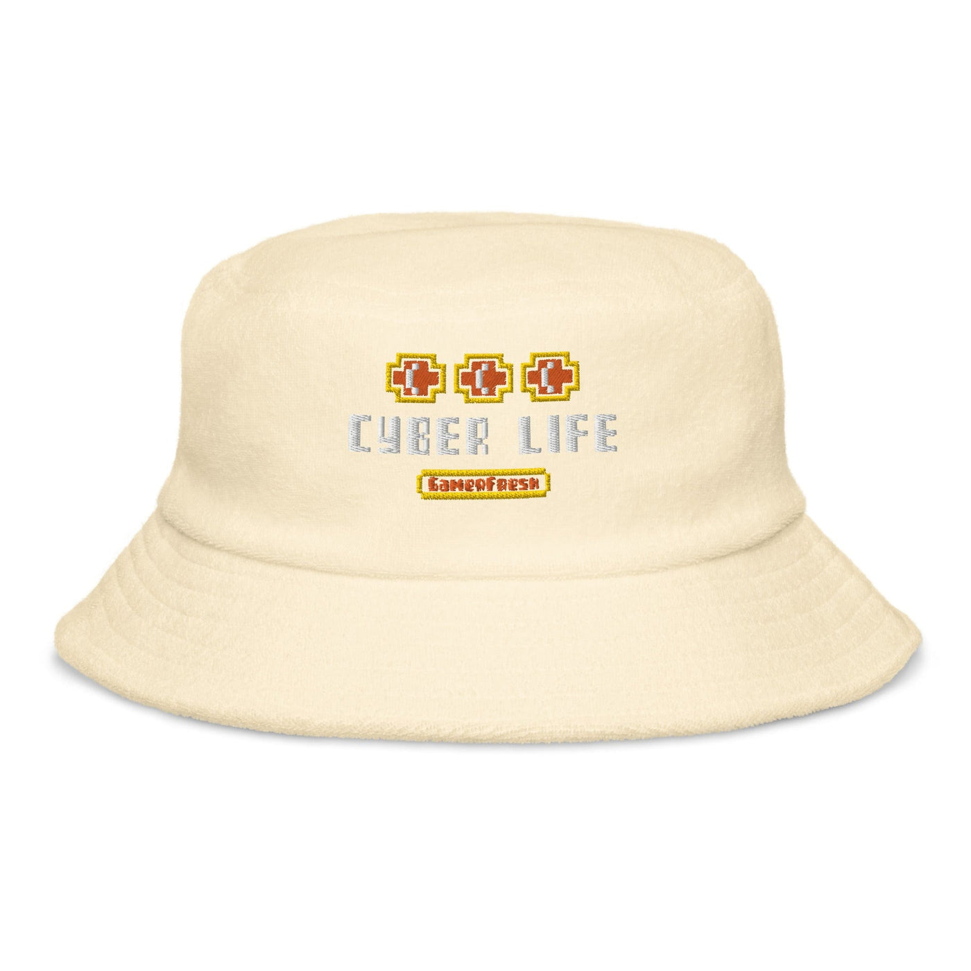 Gamer Fresh | Cyber Life | Extra Life | Terry Cloth Bucket Hat