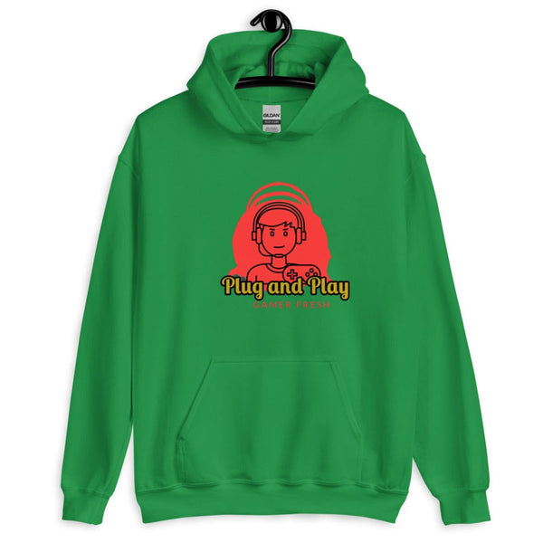 Gamer Fresh | Plug and Play | Unisex Pullover Hoodie