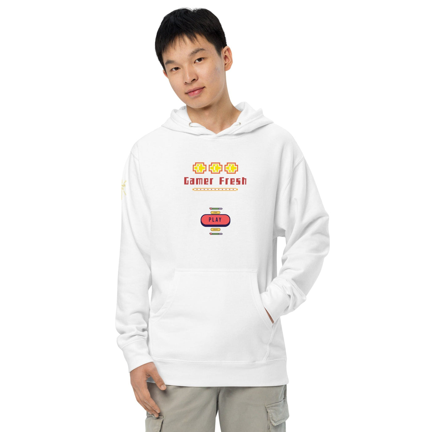 Gamer Fresh | Stay Alive Coin Drop | Play Together | Gamer Unisex Midweight Hoodie